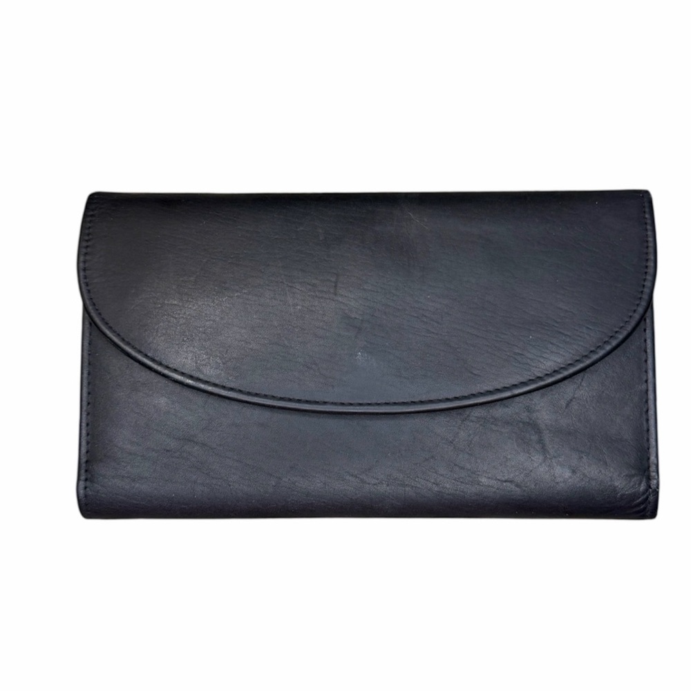 Vintage Coach Black Leather Wallet